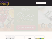 Tablet Screenshot of modernmanna.org